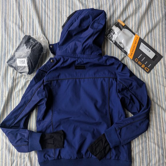 Baubax travel bomber jacket in Blue: Version 1 - Picture 5 of 7